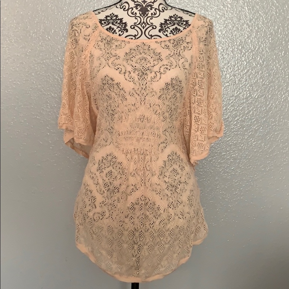 Anthropologie Moth Swimsuit Cover Up Size XL